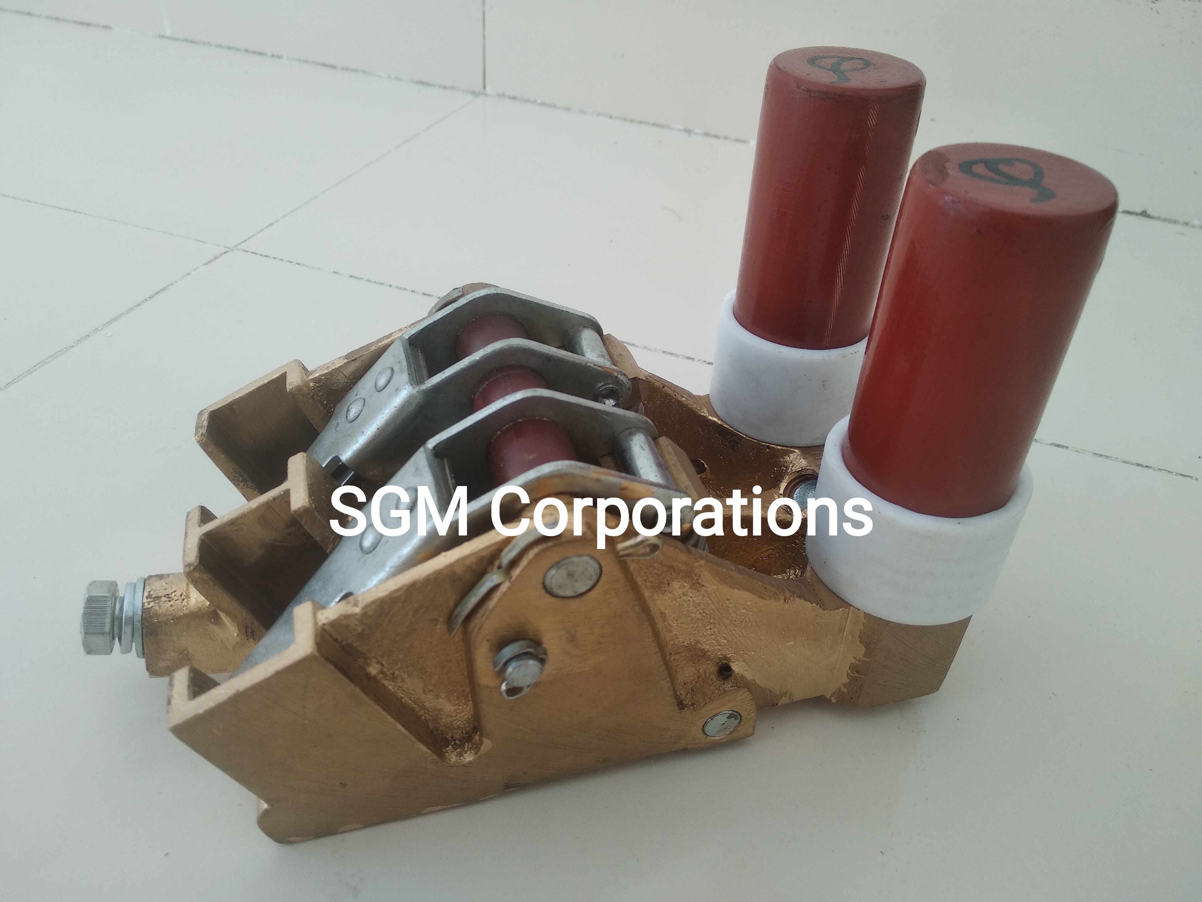 Carbon Brush Holder in an industrial setting